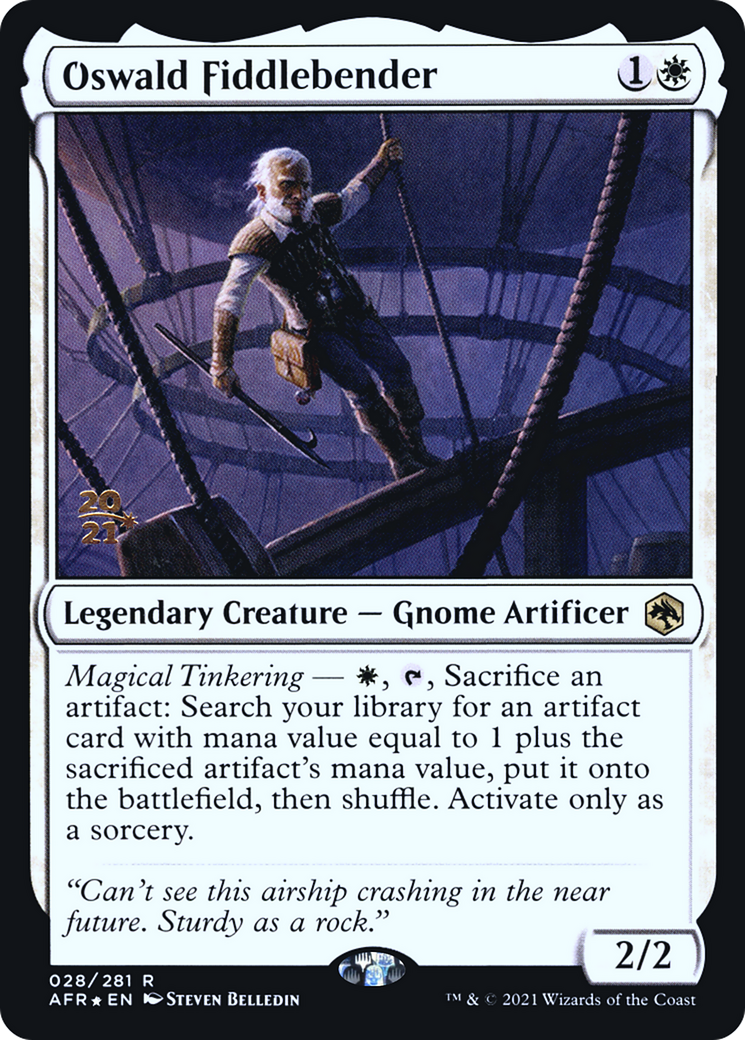 Oswald Fiddlebender (PRE-28S) [Adventures in the Forgotten Realms Promos] Foil