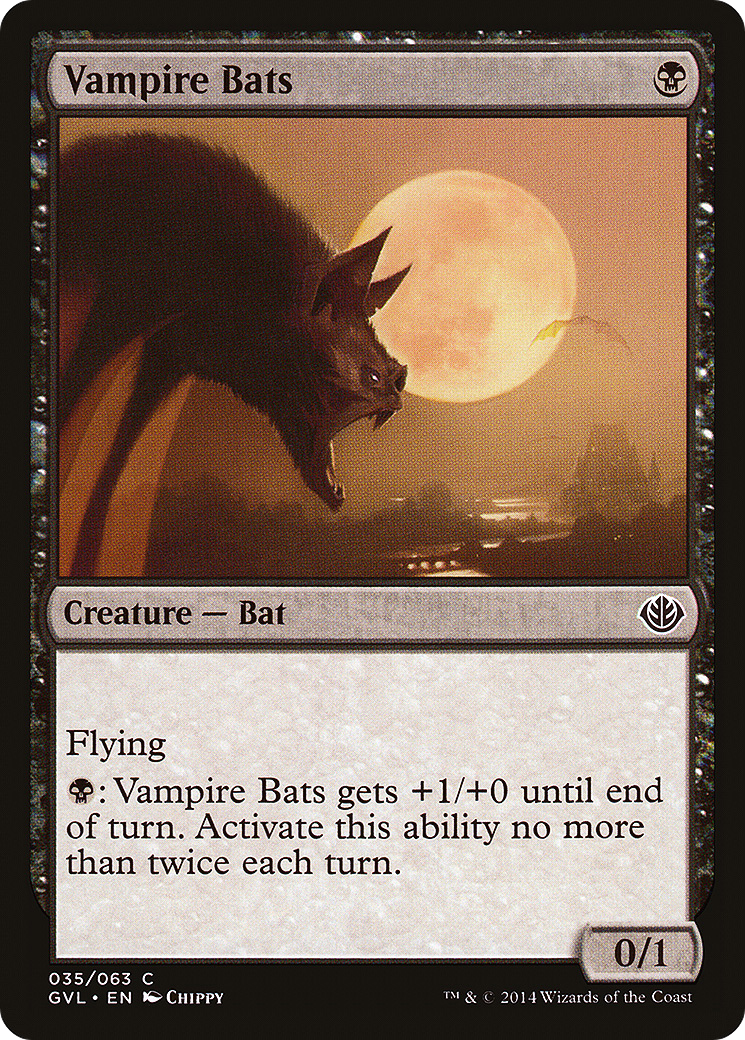 Vampire Bats (DD3-035) [Duel Decks Anthology: Garruk vs. Liliana]