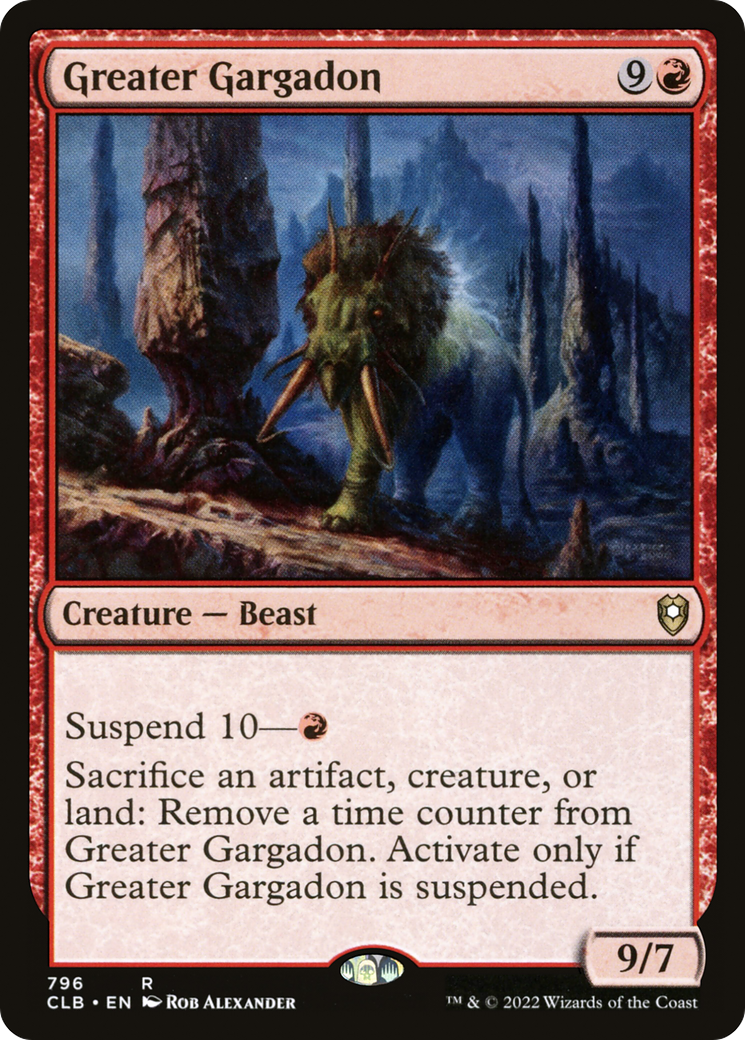 Greater Gargadon (CLB-796) [Commander Legends: Battle for Baldur's Gate]