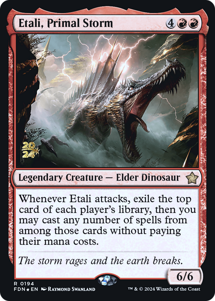 Etali, Primal Storm (PRE-194S) [Foundations Promos] Foil