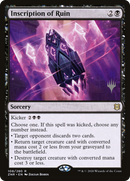 Inscription of Ruin (PPZNR-108P) [Promo Pack: Zendikar Rising Promos]