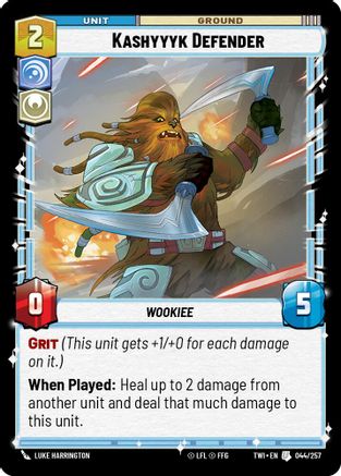 Kashyyyk Defender (044/257) [Twilight of the Republic] Foil
