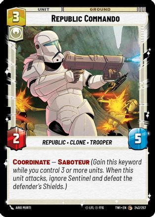 Republic Commando (243/257) [Twilight of the Republic] Foil