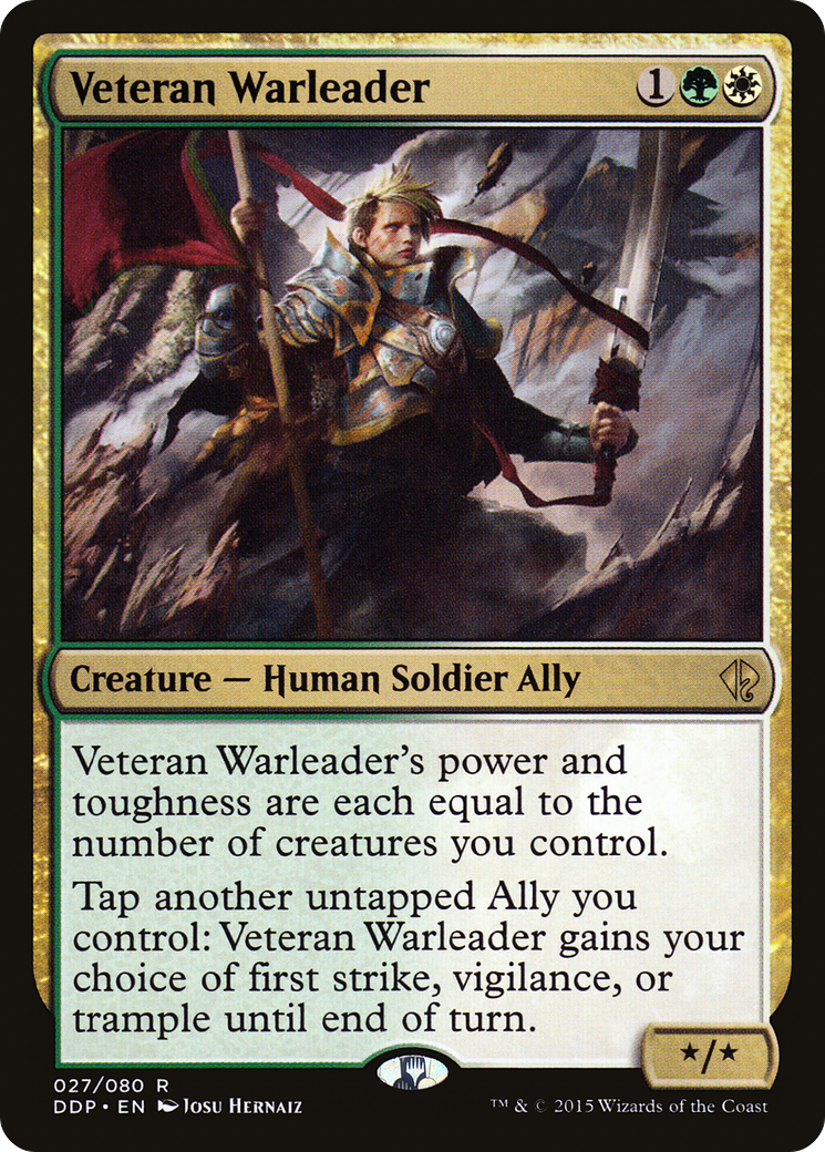 Veteran Warleader (DDP-027) [Duel Decks: Zendikar vs. Eldrazi]