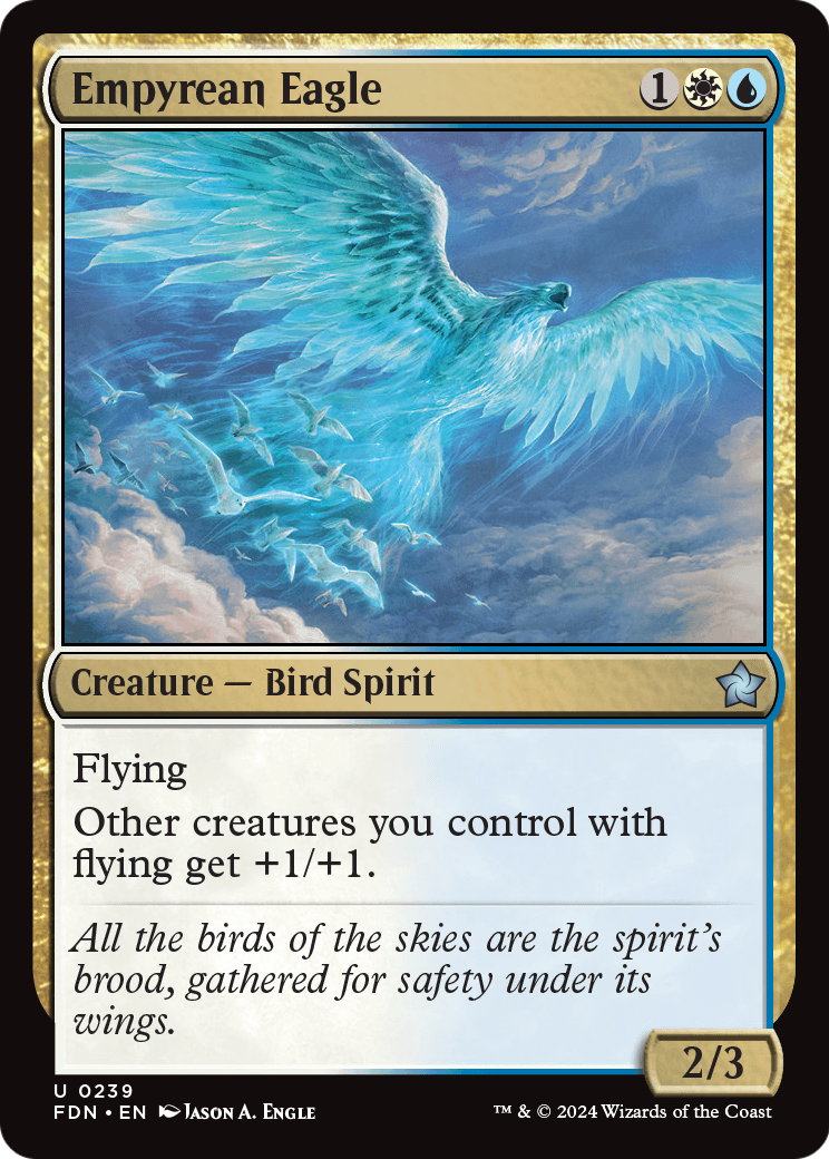 Empyrean Eagle (FDN-239) [Foundations] Foil