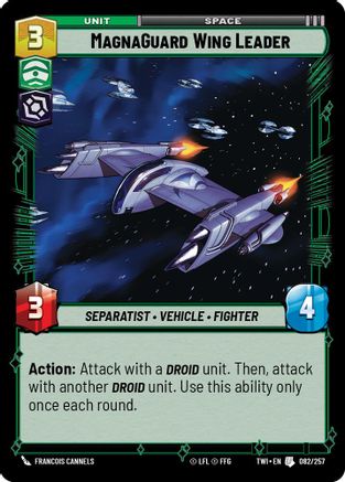 MagnaGuard Wing Leader (082/257) [Twilight of the Republic] Foil