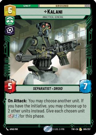 Kalani - Analytical General (085/257) [Twilight of the Republic] Foil