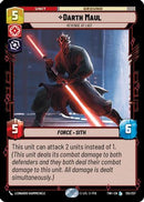 Darth Maul - Revenge at Last (135/257) [Twilight of the Republic] Foil