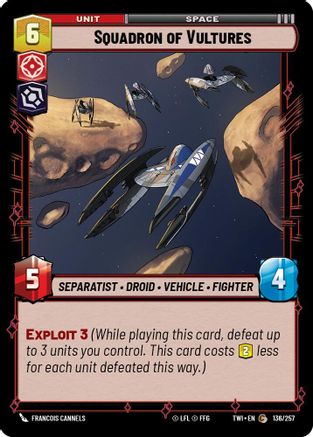 Squadron of Vultures (136/257) [Twilight of the Republic] Foil