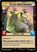 Tactical Droid Commander (184/257) [Twilight of the Republic] Foil