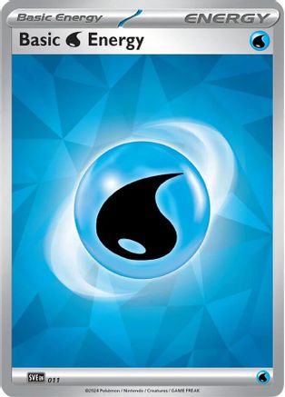 Basic Water Energy - 011 11 - [SVE Scarlet & Violet Energies]