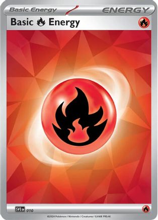 Basic Fire Energy - 010 10 - [SVE Scarlet & Violet Energies]