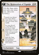 The Restoration of Eiganjo // Architect of Restoration (NEO-354) [Kamigawa: Neon Dynasty]: (Showcase, fandfc) Foil