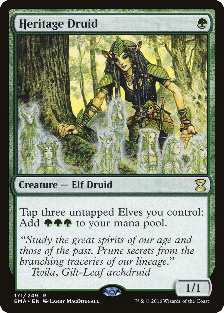 Heritage Druid (EMA-171) [Eternal Masters] Foil