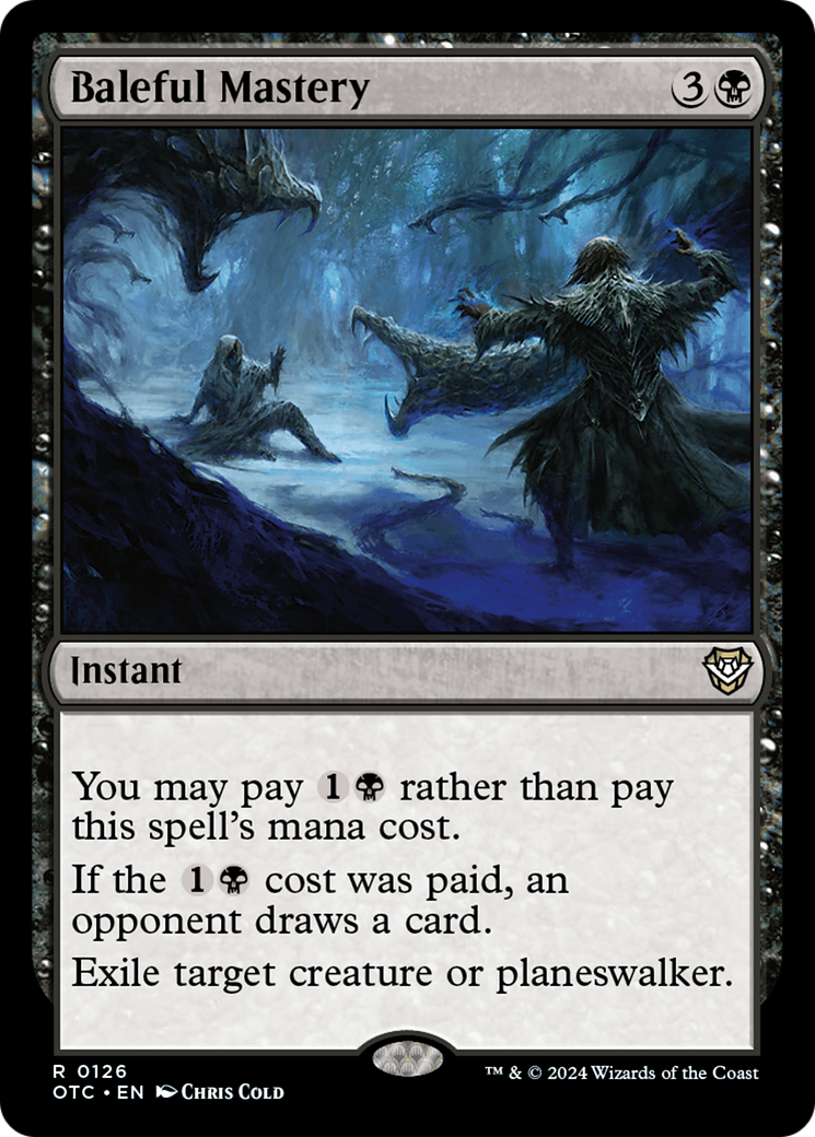 Baleful Mastery (OTC-126) [Outlaws of Thunder Junction Commander]