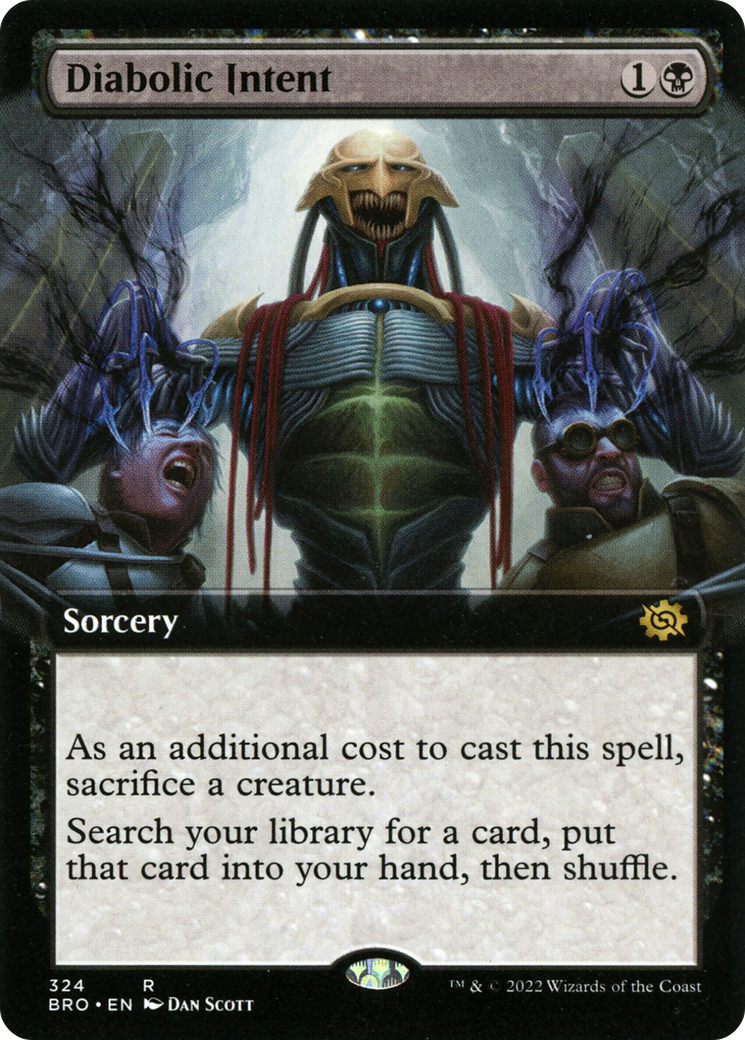 Diabolic Intent (Extended Art) (BRO-324) [The Brothers' War]