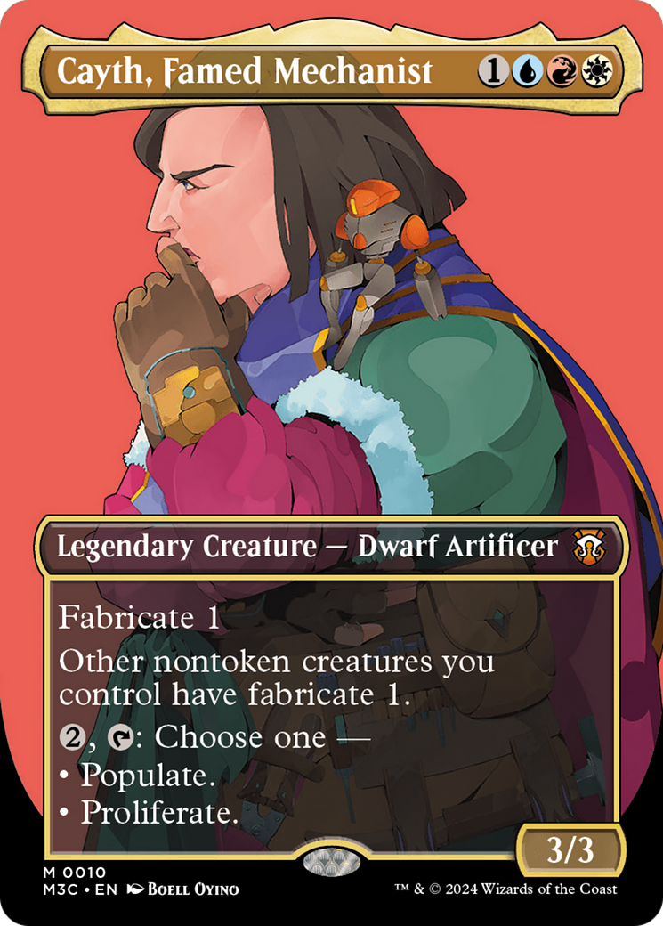 Cayth, Famed Mechanist (M3C-010) [Modern Horizons 3 Commander] (Borderless)
