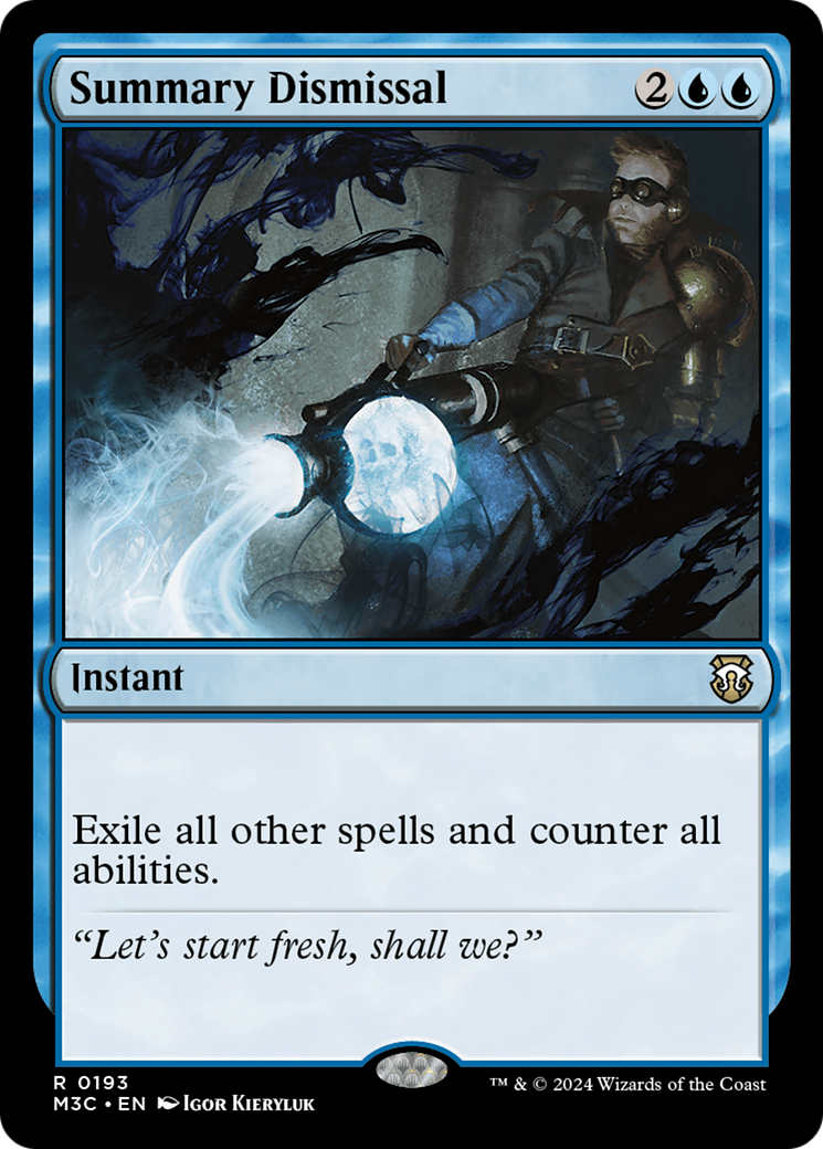 Summary Dismissal (M3C-193) [Modern Horizons 3 Commander]