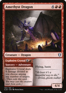 Amethyst Dragon // Explosive Crystal (CLB-160) [Commander Legends: Battle for Baldur's Gate]