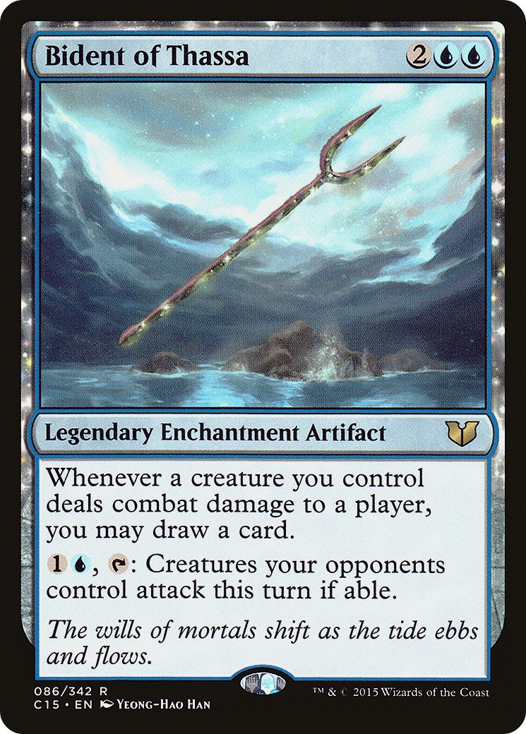 Bident of Thassa (C15-086) [Commander 2015]: (enchantment)