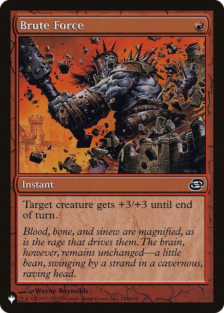 Brute Force (LIST-PLC-116) [The List]: (colorshifted)