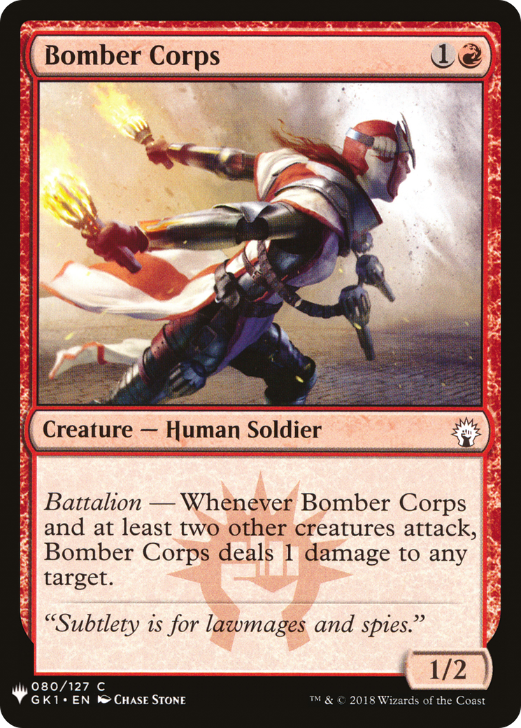 Bomber Corps (LIST-GK1-80) [The List]