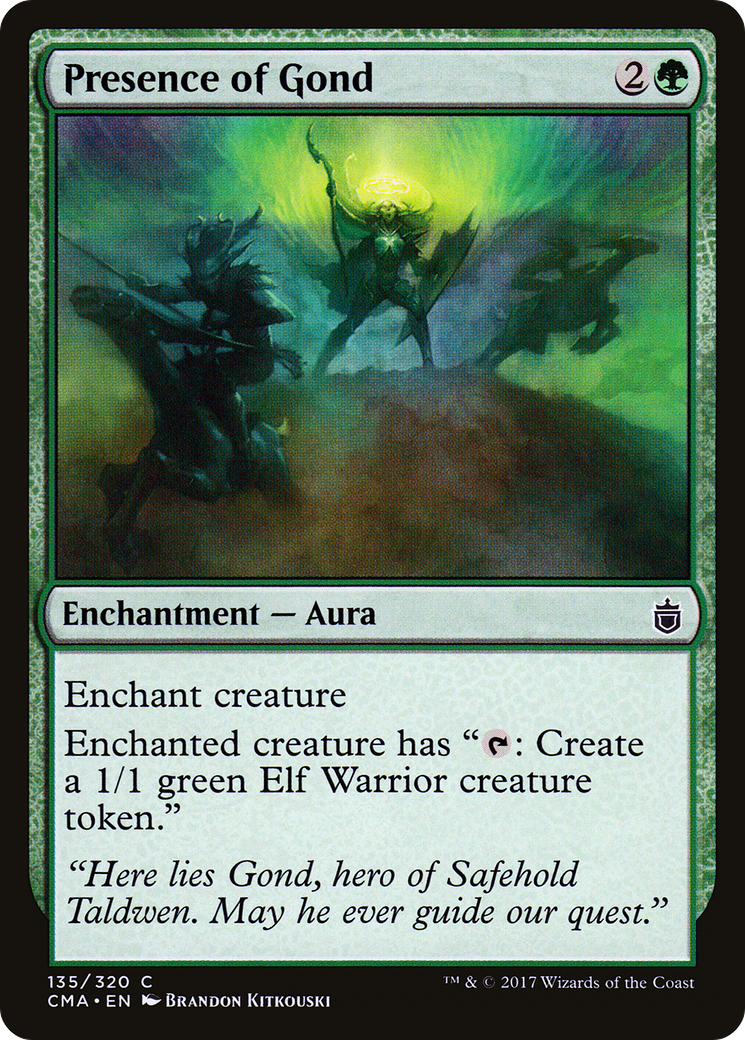 Presence of Gond (CMA-135) [Commander Anthology]