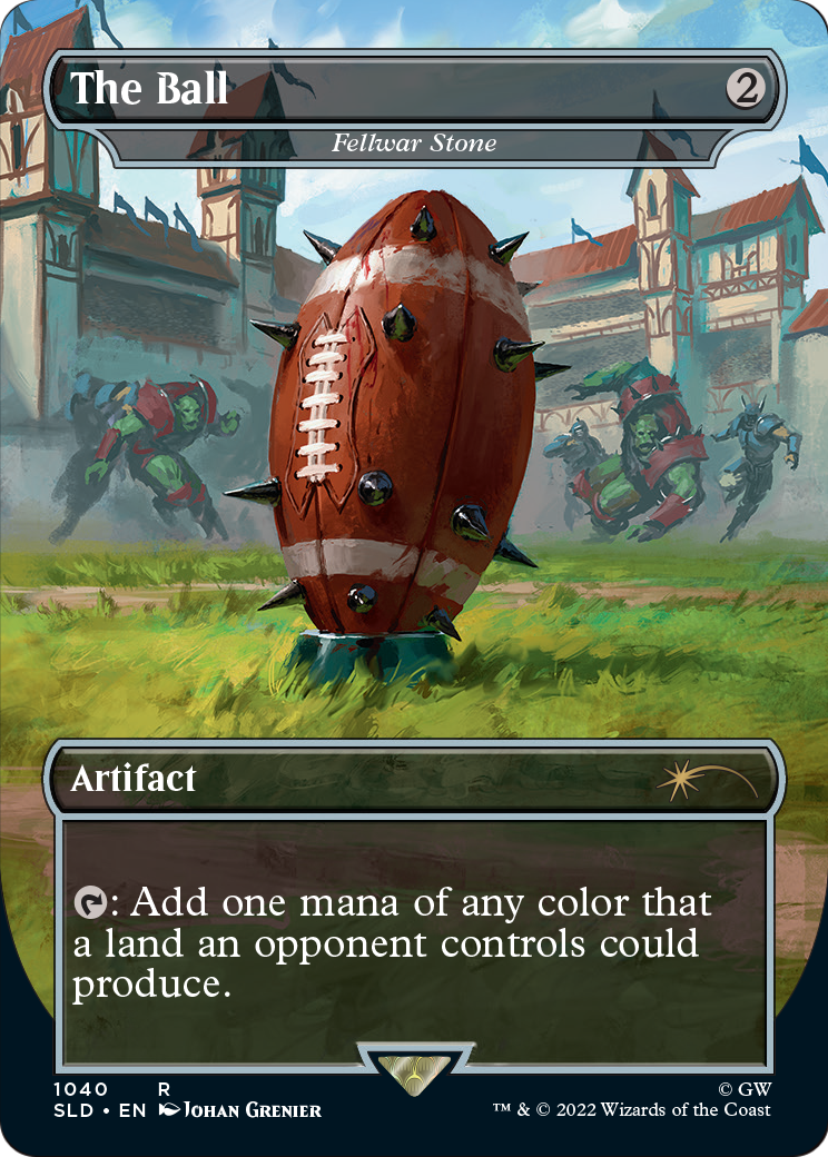 The Ball - Fellwar Stone (Borderless) (SLD-1040) (Borderless) [Secret Lair Drop]