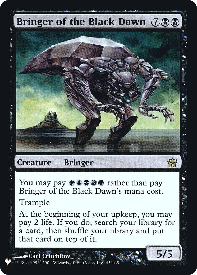 Bringer of the Black Dawn (LIST-5DN-43) [The List] Foil