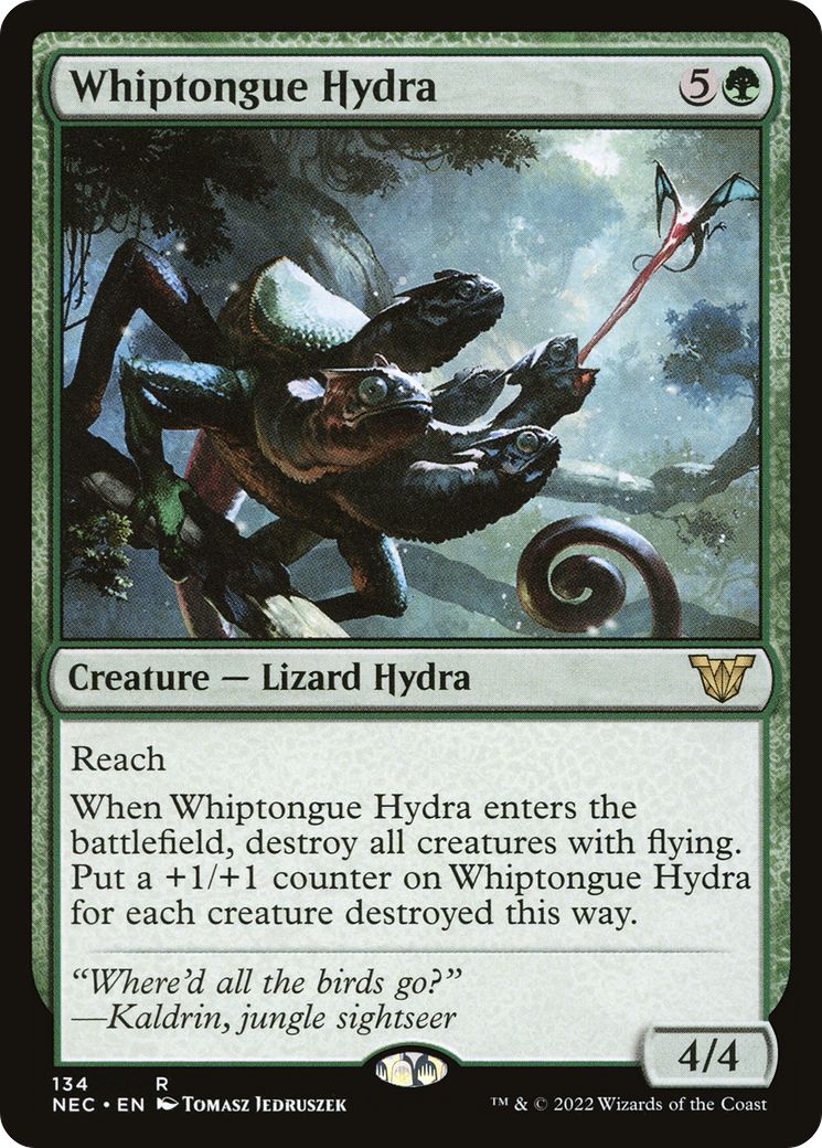 Whiptongue Hydra (NEC-134) [Neon Dynasty Commander]