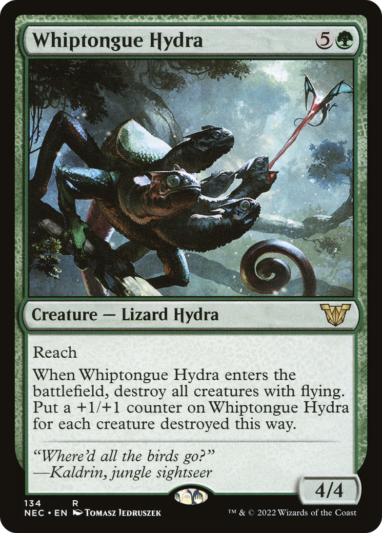 Whiptongue Hydra (NEC-134) [Neon Dynasty Commander]