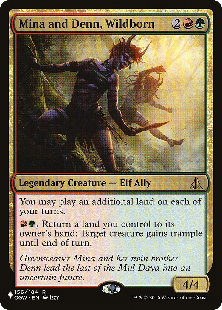 Mina and Denn, Wildborn (LIST-OGW-156) [The List]