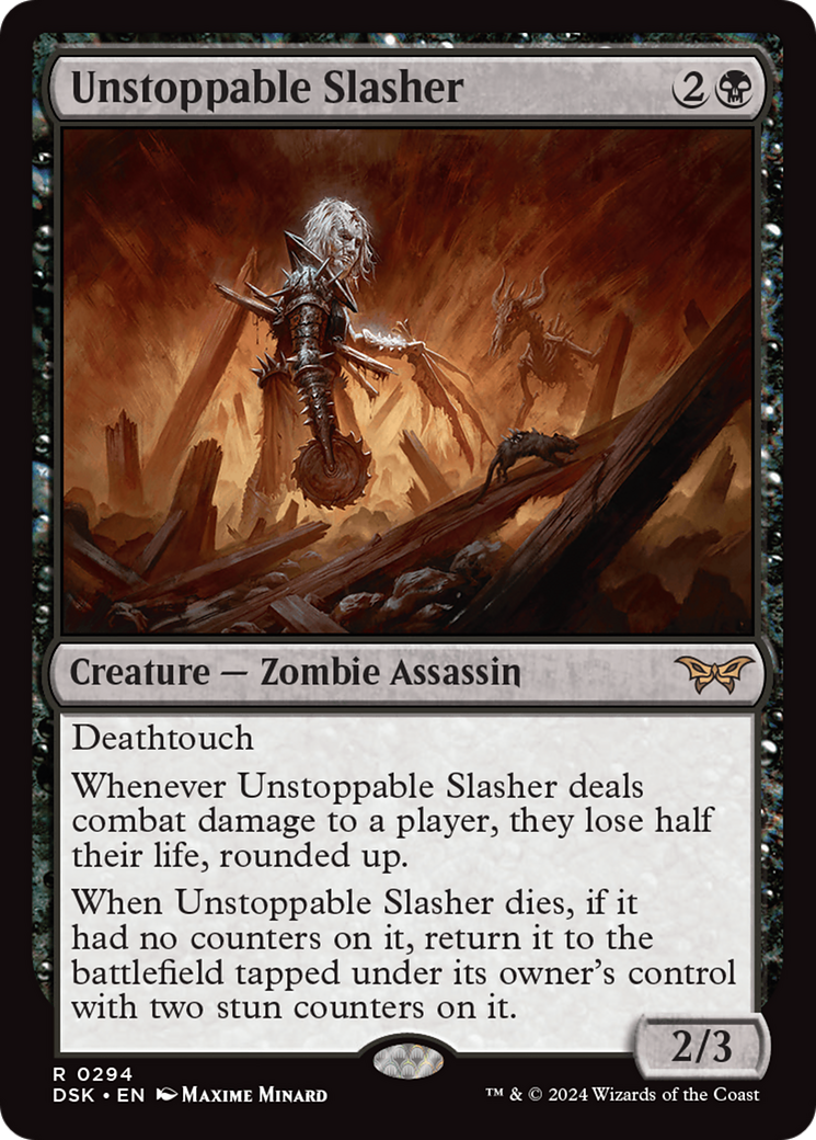 Unstoppable Slasher (DSK-294) [Duskmourn: House of Horror] Foil