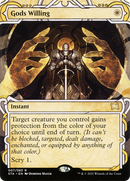 Gods Willing (STA-007) [Strixhaven Mystical Archive]: (Showcase) (Borderless) Foil