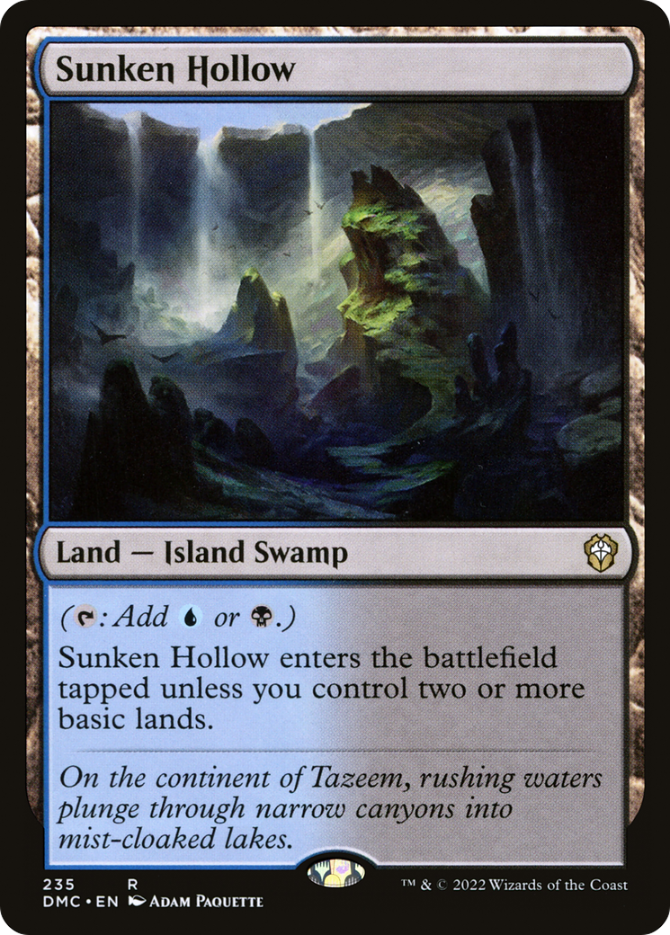 Sunken Hollow (DMC-235) [Dominaria United Commander]