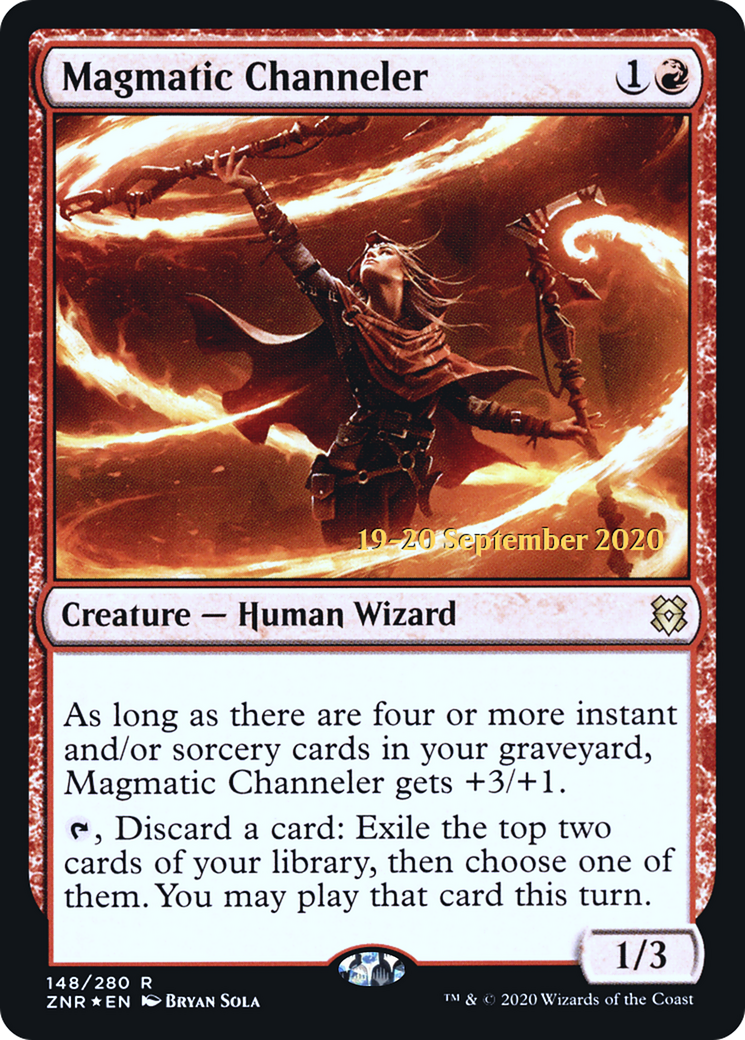 Magmatic Channeler (PRE-148S) [Zendikar Rising Promos] Foil