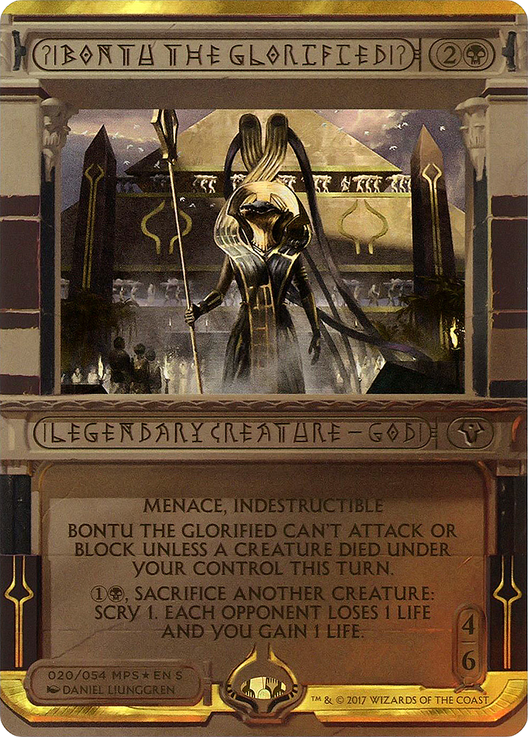 Bontu the Glorified (MPS2-020) [Amonkhet Invocations] (Borderless) Foil