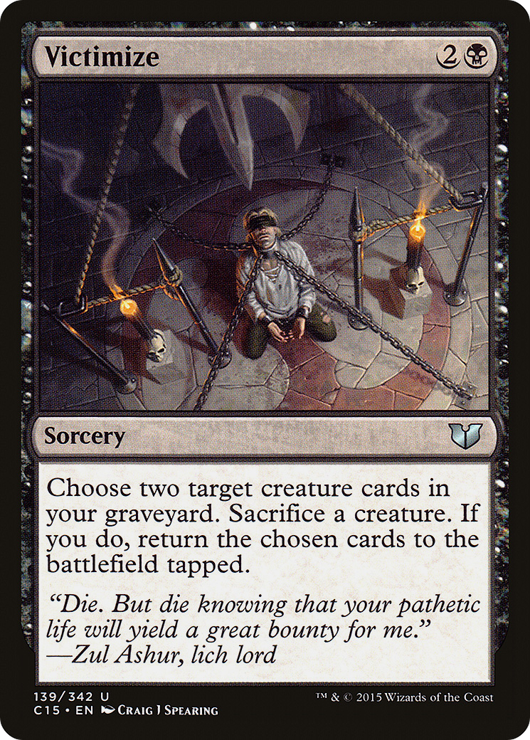 Victimize (C15-139) [Commander 2015]