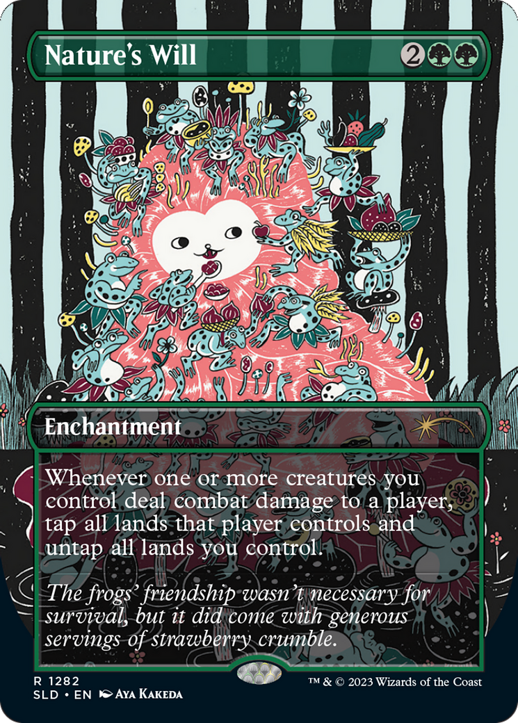 Nature's Will (SLD-1282) (Borderless) [Secret Lair Drop] Foil