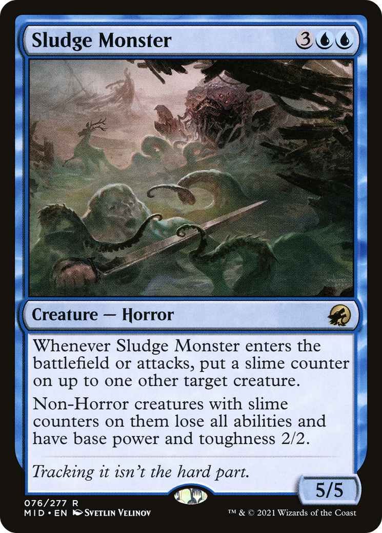 Sludge Monster (MID-076) [Innistrad: Midnight Hunt]