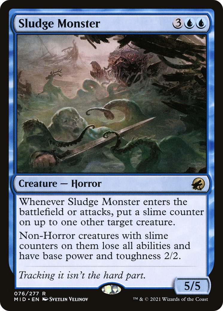 Sludge Monster (MID-076) [Innistrad: Midnight Hunt]
