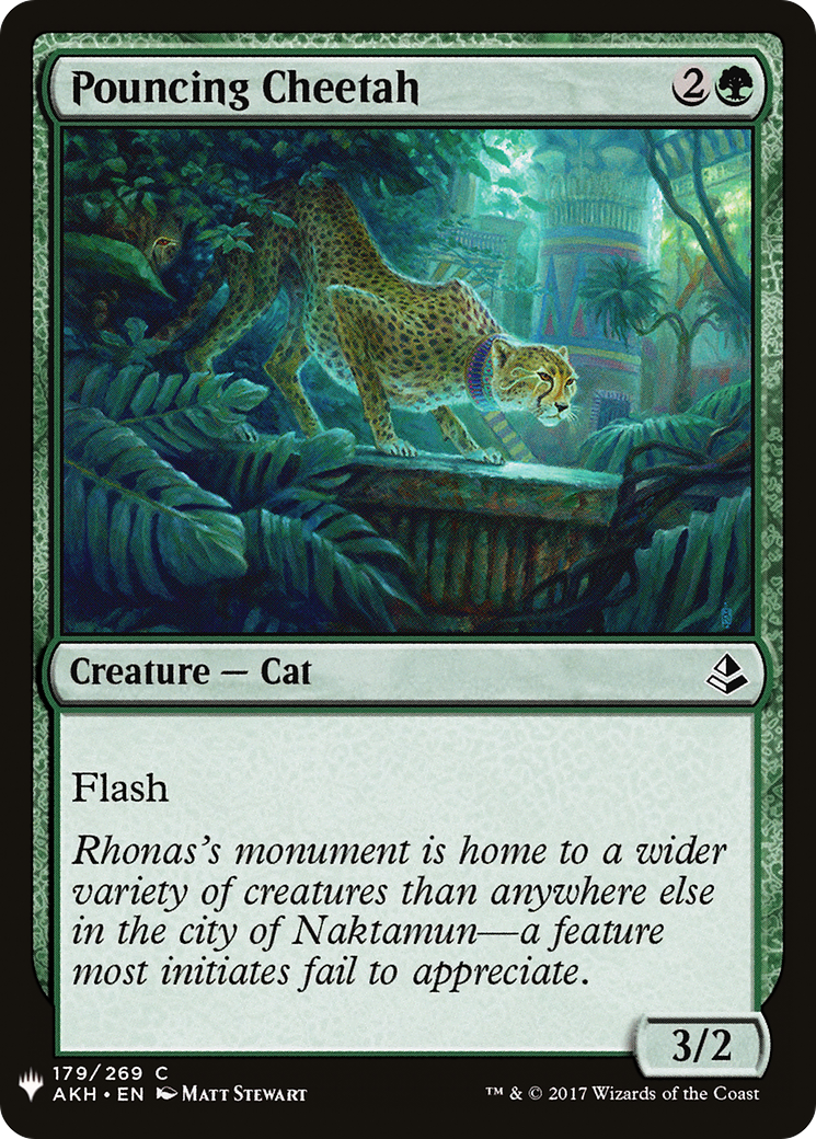 Pouncing Cheetah (LIST-AKH-179) [The List]
