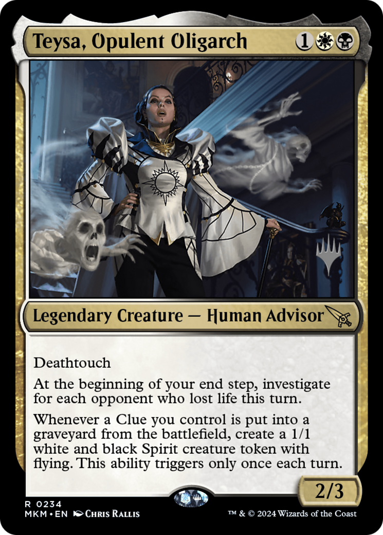 Teysa, Opulent Oligarch (PPMKM-234P) [Murders at Karlov Manor Promos]