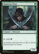 Llanowar Elves (DOM-168) [Dominaria] Foil