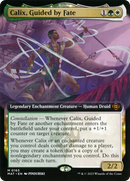 Calix, Guided by Fate (MAT-165) [March of the Machine: The Aftermath]: (Extended Art, enchantment) Foil