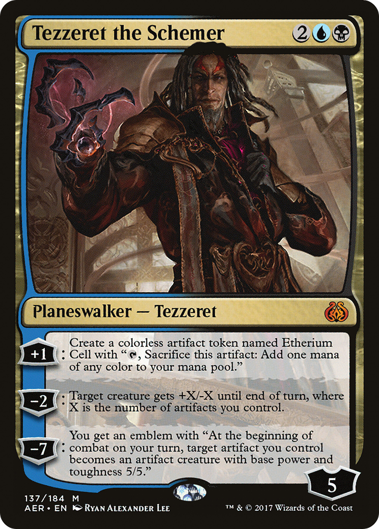 Tezzeret the Schemer (AER-137) [Aether Revolt]