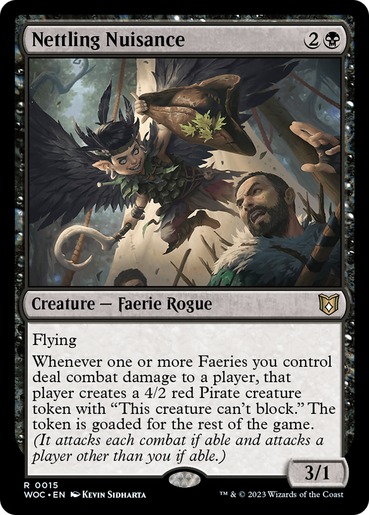 Nettling Nuisance (WOC-015) [Wilds of Eldraine Commander]