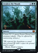 Awaken the Woods (PRE-170) [The Brothers' War Promos] Foil