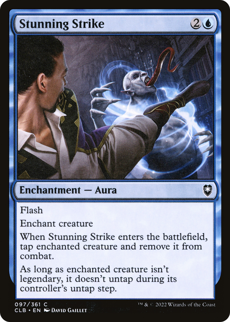 Stunning Strike (CLB-097) [Commander Legends: Battle for Baldur's Gate] Foil