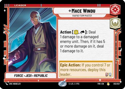 Mace Windu - Vaapad Form Master (013/257) [Twilight of the Republic]